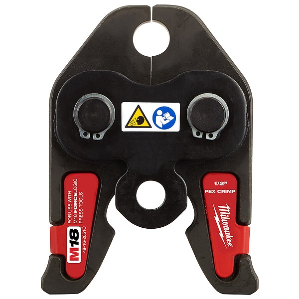 M18 FORCE LOGIC PEX Crimp Jaw, For 1/2 in PEX Pipe, 18 V