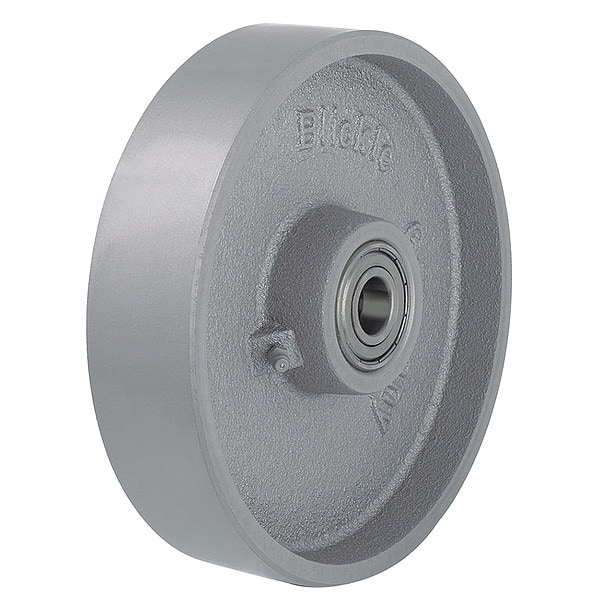 Caster Wheel, 9-7/8" dia., 2-3/8" W, Silver