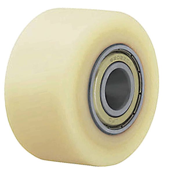 Caster Wheel, 2 5/8"dia, 1,400 lb, White