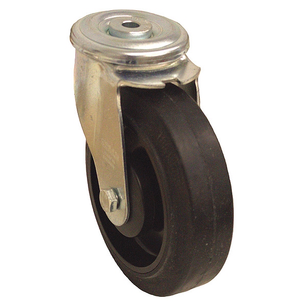 Bolt Hole Caster, 6-1/4" Wheel dia.