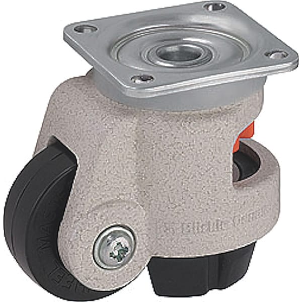 Leveling Caster, 1-3/4" Wheel dia.