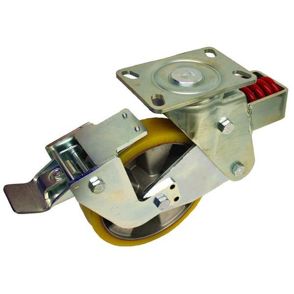 PlateCaster, Swivl, Polyurethane, 10 7/16"H