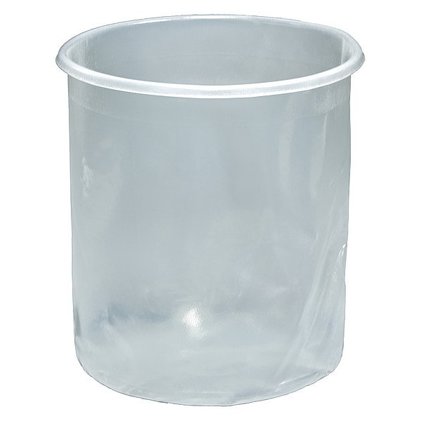 Pail Liner, Natural, 5 gal, LDPE, PK100