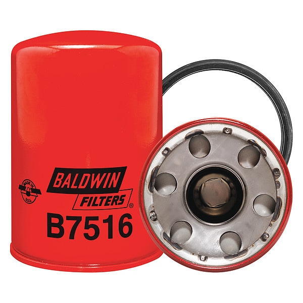 Oil Filter, Spin-On, 5-3/4" L, 7 Micron
