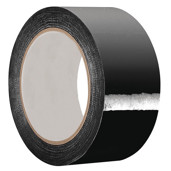 Duct Tape, Black, 60 yd L, 1-7/8 in W