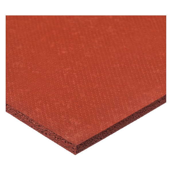 Foam Strip, Water-Resistant Closed Cell, 1 1/2 in W, 36 in L, 1/2 in Thick, Red