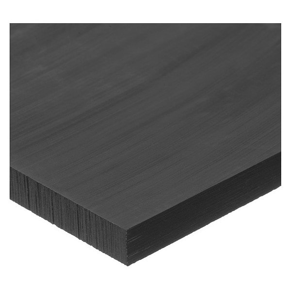 Black Acetal (Delrin) Acetal Homopolymer Bar 12" L x 1" W x 3/4" Thick