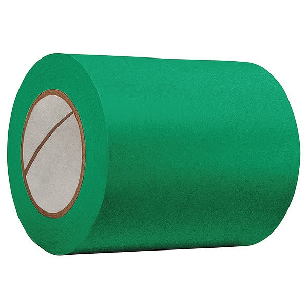 Masking Tape, 1/2 in W x 60 yd L, 4.8 mil Thick, Green, Rubber Adhesive, 72 PK