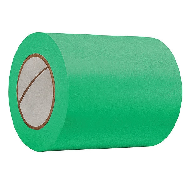 Masking Tape, 1 in W x 60 yd L, 4.8 mil Thick, Green, Rubber Adhesive, 36 PK