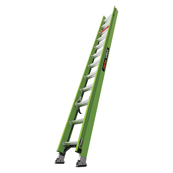 24 ft Fiberglass Extension Ladder, 300 lb Load Capacity