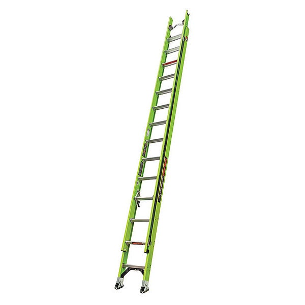28 ft Fiberglass Extension Ladder, 300 lb Load Capacity