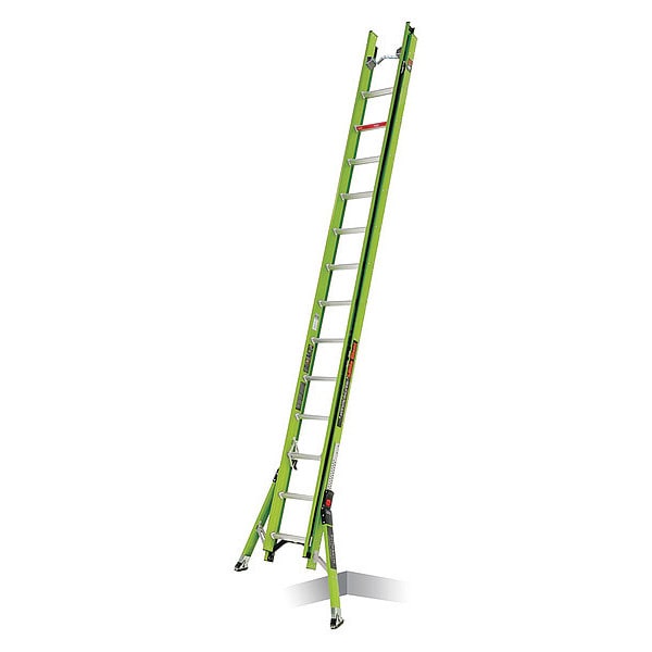 28 ft Fiberglass Extension Ladder, 300 lb Load Capacity