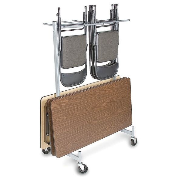 Folding Chair and Table Stacking Cart, 500 lb