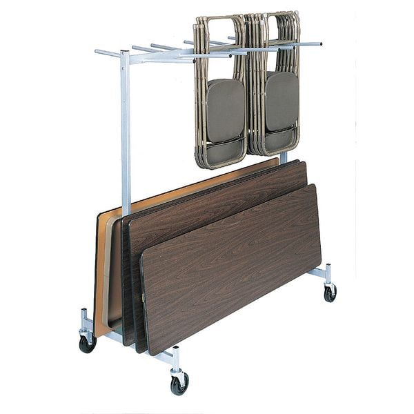 Folding Chair and Table Stacking Cart, 800 lb