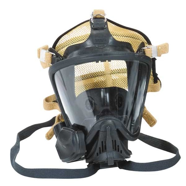 Full Face Respirator, Ultra Elite, Not Rated, Push to Connect, Size, S 0 Cartridges Included