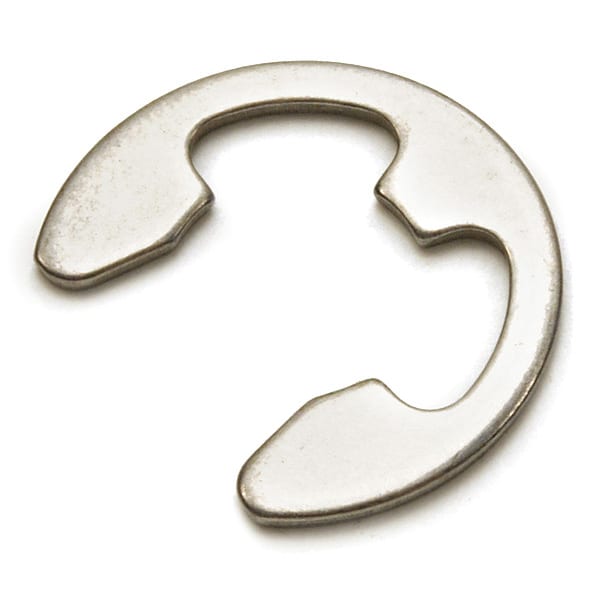 External-E E-Clip, Stainless Steel, Plain Finish, 50 PK