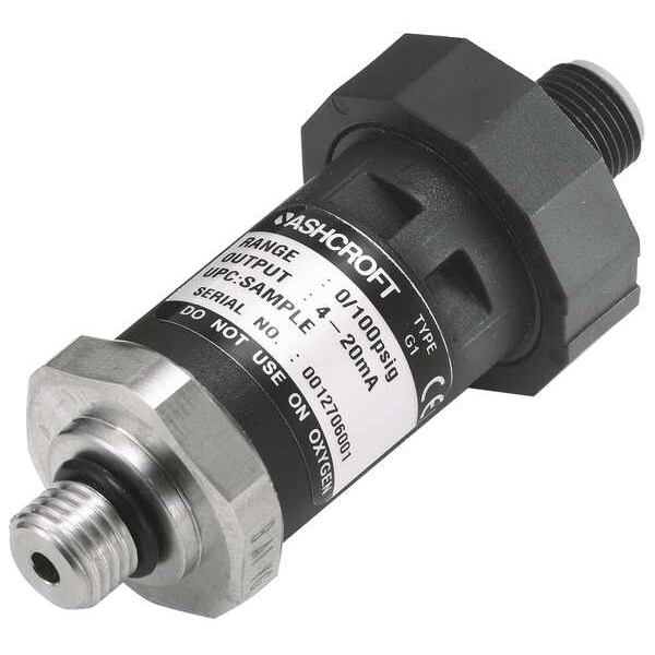 Transducer, 0 to 500 psi, Output 1 to 5VDC