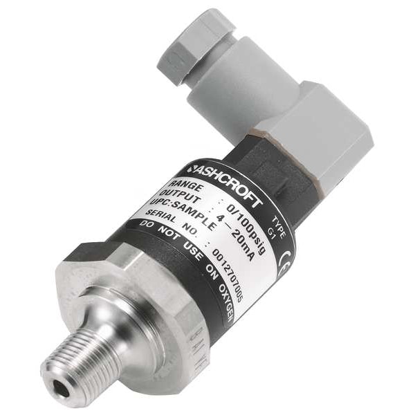 Transducer, 0 to 60 psi, Output 1 to 5VDC