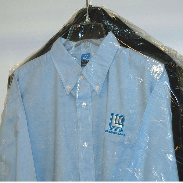 Garment Bags, 30" x 20", 0.35 mil, Clear, None, 1200 PK