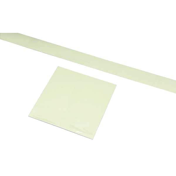 Floor Marking Tape, No Legend, White, 4 in W., 8 mil Thickness, 10 PK