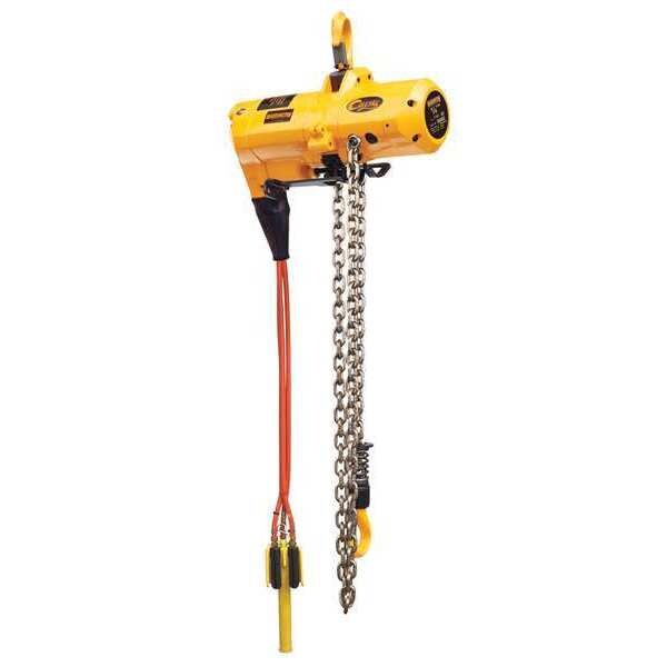 Air Chain Hoist, 500 lb., 60 fpm