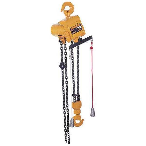 Air Chain Hoist, 1000 lb. Cap., 10 ft. Lft