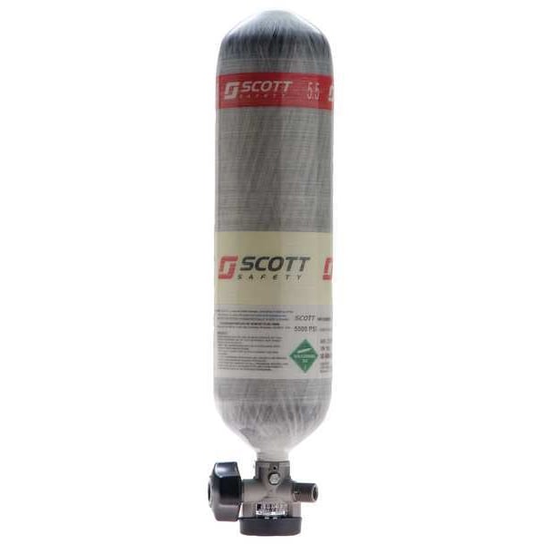 SCBA Cylinder, 2216 psi, Carbon Fiber, Gray
