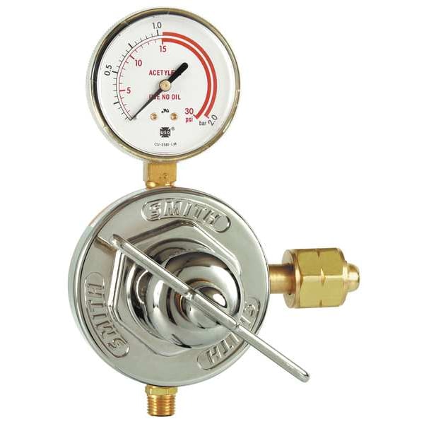 Gas Regulator, Propane, Propylene, Single Stage, 7/8"-14 Inlet, 9/16"-18 Outlet, 50 psi