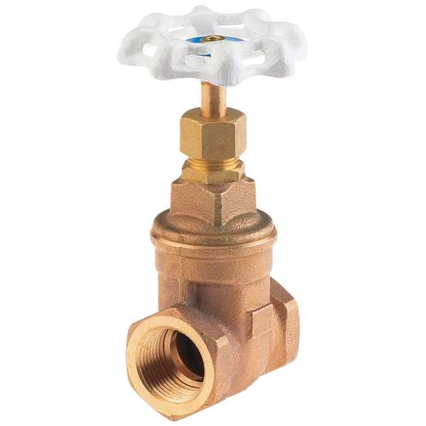 Gate Valve, 1/2 In., Bronze