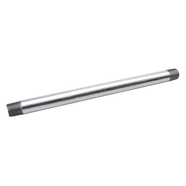 2-1/2" MNPT x 10 ft. TBE Black Welded Pipe Sch 40