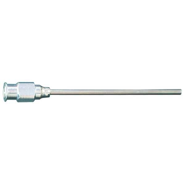 Needle, Reusable Blunt Probe Luer Lock, Stainless Steel, Silver, 12 PK