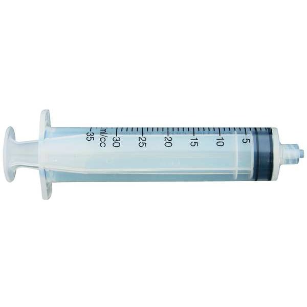 Dispensing Syringe, 30 mL, Manual, Luer Lock, High Density Polypropylene, Translucent, PK10