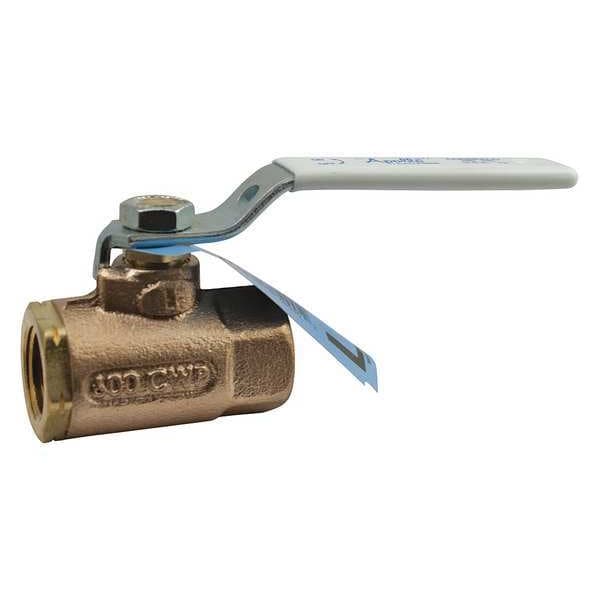 1/2" FNPT Bronze Ball Valve Inline
