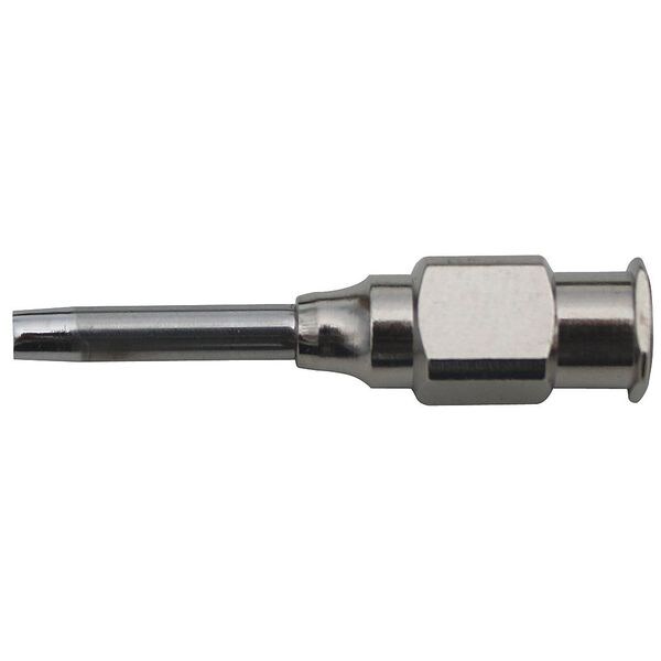 Needle, Razor Edge Luer Lock, Stainless Steel, Silver, 5 PK