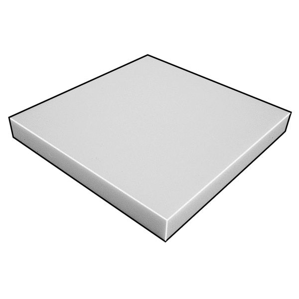 Foam Sheet, Open Cell, 36 in W, 36 in L, 1 1/2 in Thick, Pink