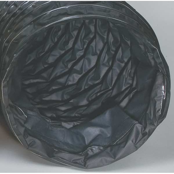 Statically Conductive Duct, 25 ft., Black