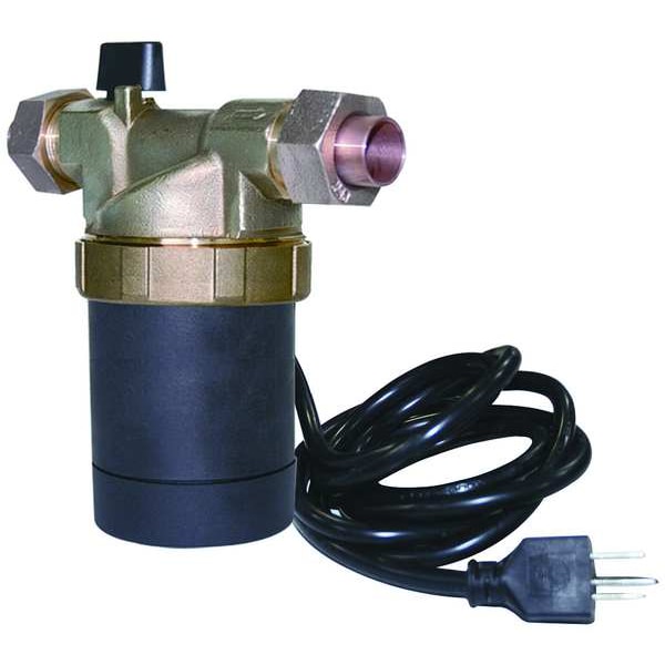 Hot Water Circulating Pump, 1/150 hp, 100 to 240, 1 Phase, Union Connection