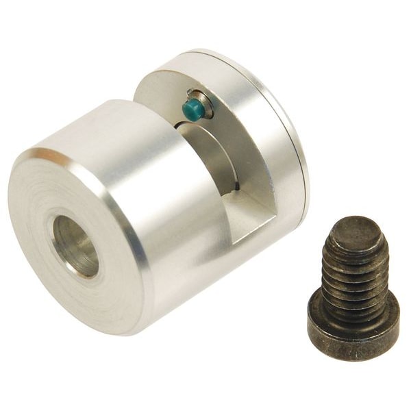 Panel-Mount Standoff, Edge, 5/16"-18 Thrd Sz, 1-1/16 in L, Round Shape, 18-8 Stainless Steel