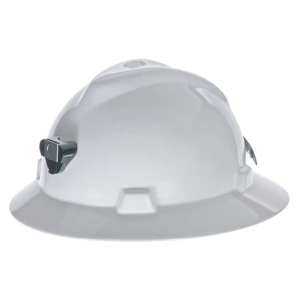 Hard Hat, V-Gard(R), Polyethylene, 4 Point Pinlock, Type 1, Class C, White