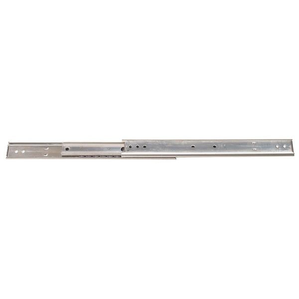 Drawer Slide, Side Mount, Full, Conv., 1/2"W, PR