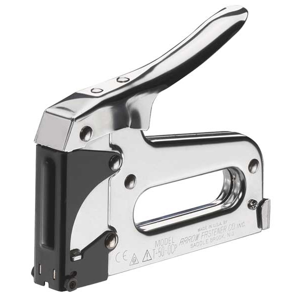 Outward Clinch Stapler, Flat Crown