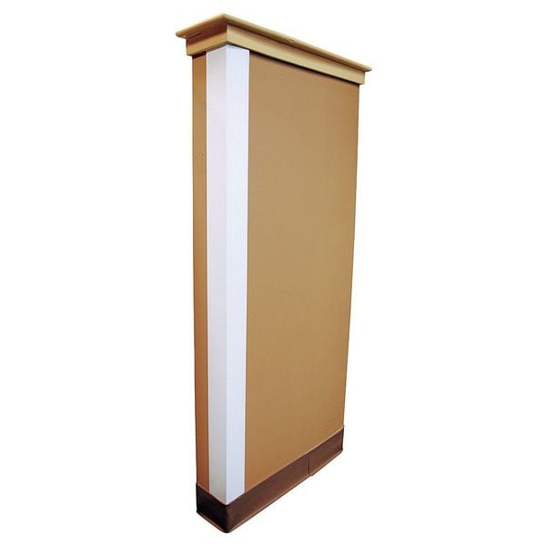 Corner Guard, White, 1x48in, Adhesive