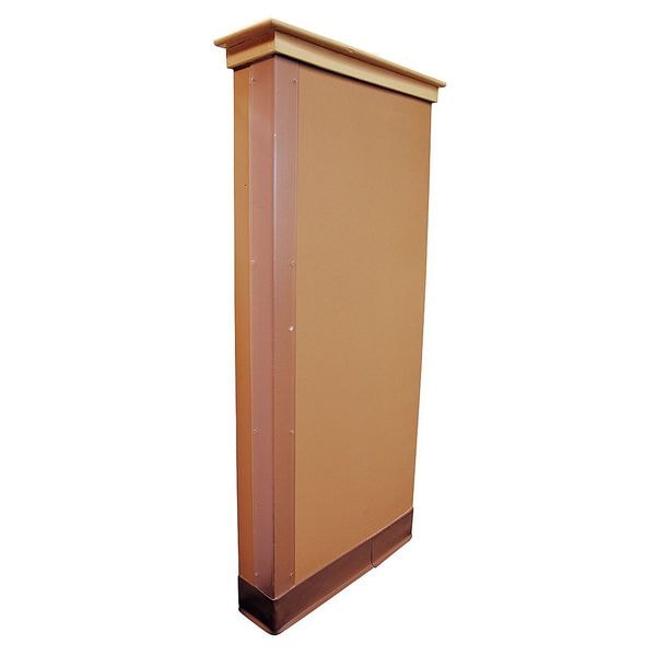 Corner Guard, Clear, 1x48in, Hardware