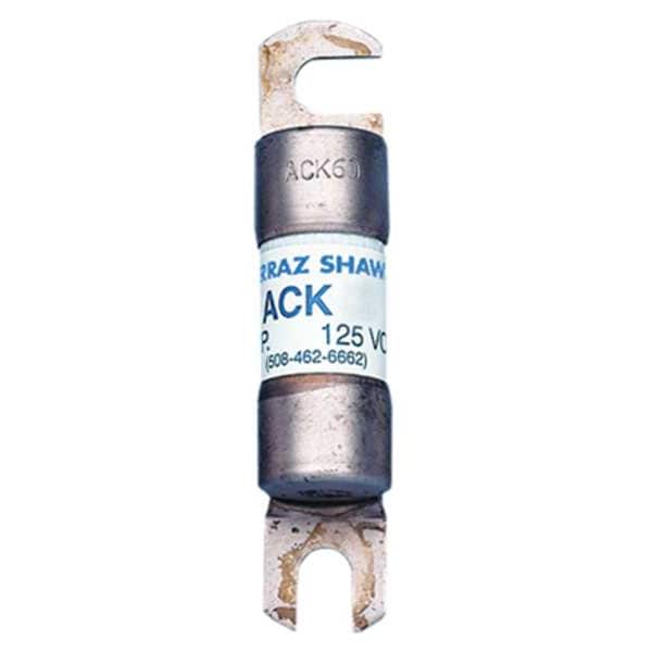 Forklift Limiter Fuse, ACK Series, 300A, Time-Delay, 125V AC, Bolt-On