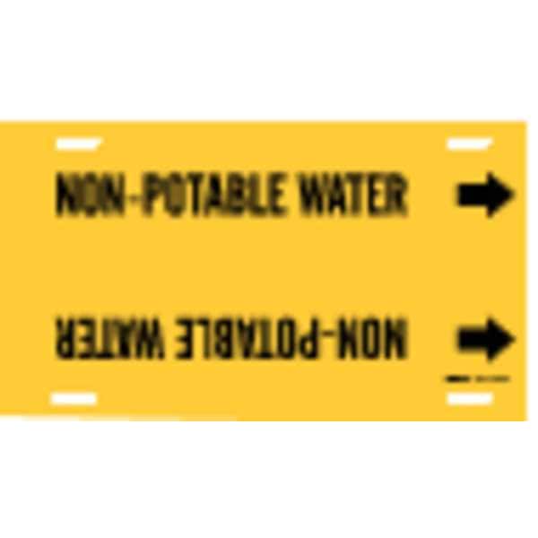Pipe Markr, Non-Potable Water, Y, 10to15 In