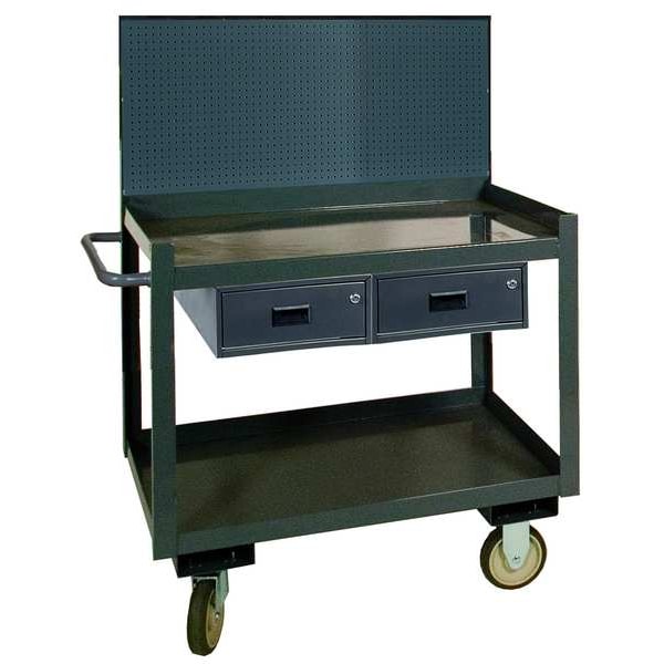 Mobile Workctr w/Pegbrd, 1200 lb., 36 In.W