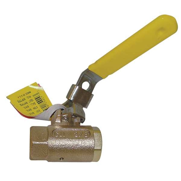 1-1/2" FNPT Bronze Ball Valve Inline