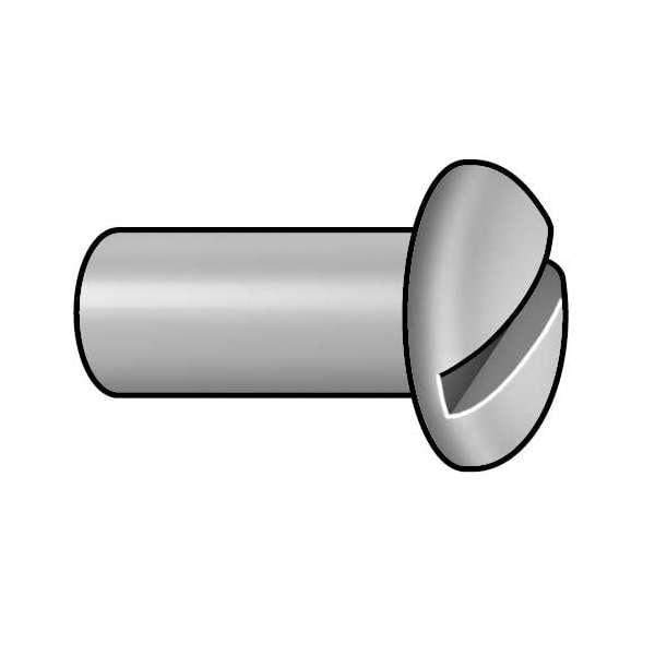 Barrel Bolt, #10-32, 3/4 in Brl Lg, 5/16 in Brl Dia, Stainless Steel Plain, 5 PK