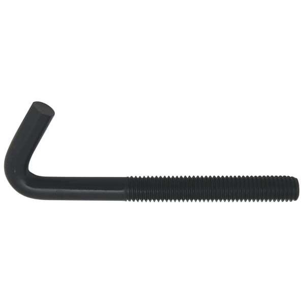 Bend Bolt Anchor, Special Bend Neck, 5/8"-11, Carbon Steel, Plain, 10 PK