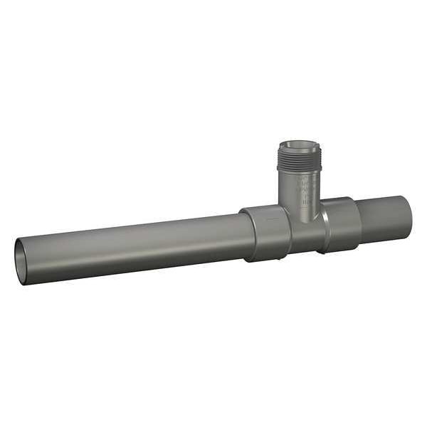 PVC Insertion Tee, Socket x Socket x Socket, 1/2 in Pipe Size